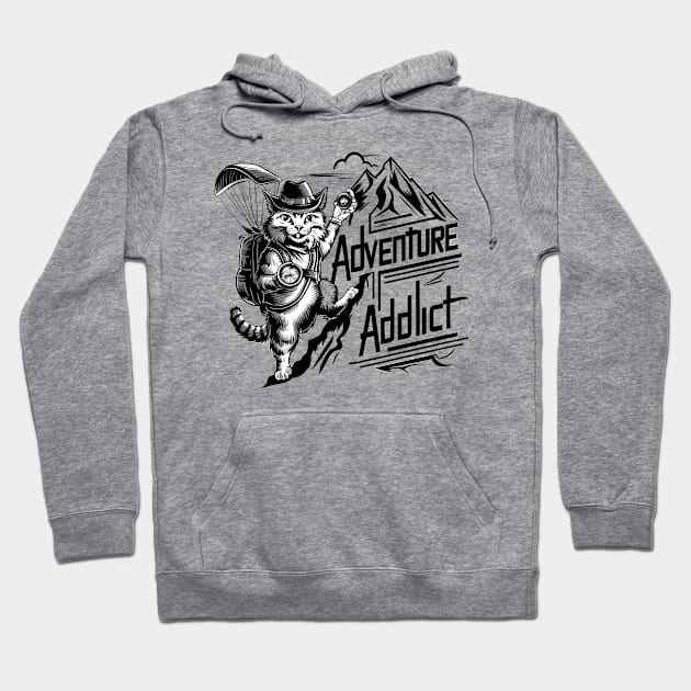 Adventure Addict Hoodie by Starart Designs